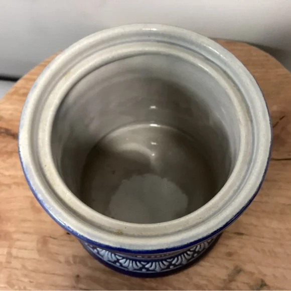 🔵 Vintage - Marzi and Remy Tobacco Jar / Humidor - No Lid - Made In Germany - Picture 6 of 12